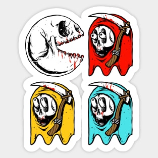 Pacskull Sticker